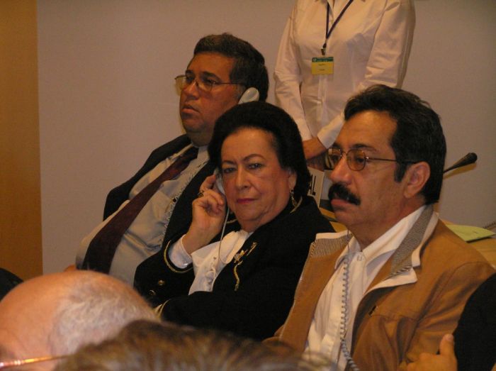 Wiceprzewodnicząca Sesji, związkowiec Hilda Anderson z Meksyku